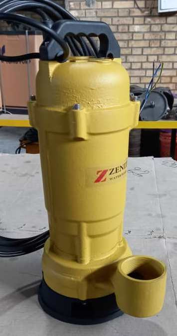 پمپ لجن کش توحید پمپ 1 کیلووات خروجی 2 اینچ آلومینیوم 18 متری 3 فاز یا تک فاز