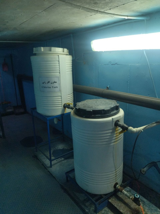 پکیج تزریق کلر (پکیج کلرزنی) تصفیه خانه های SBR
