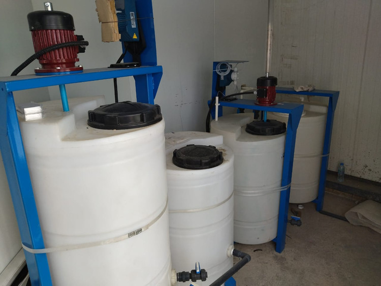 پکیج تزریق کلر (پکیج کلرزنی) دوقلو تصفیه خانه